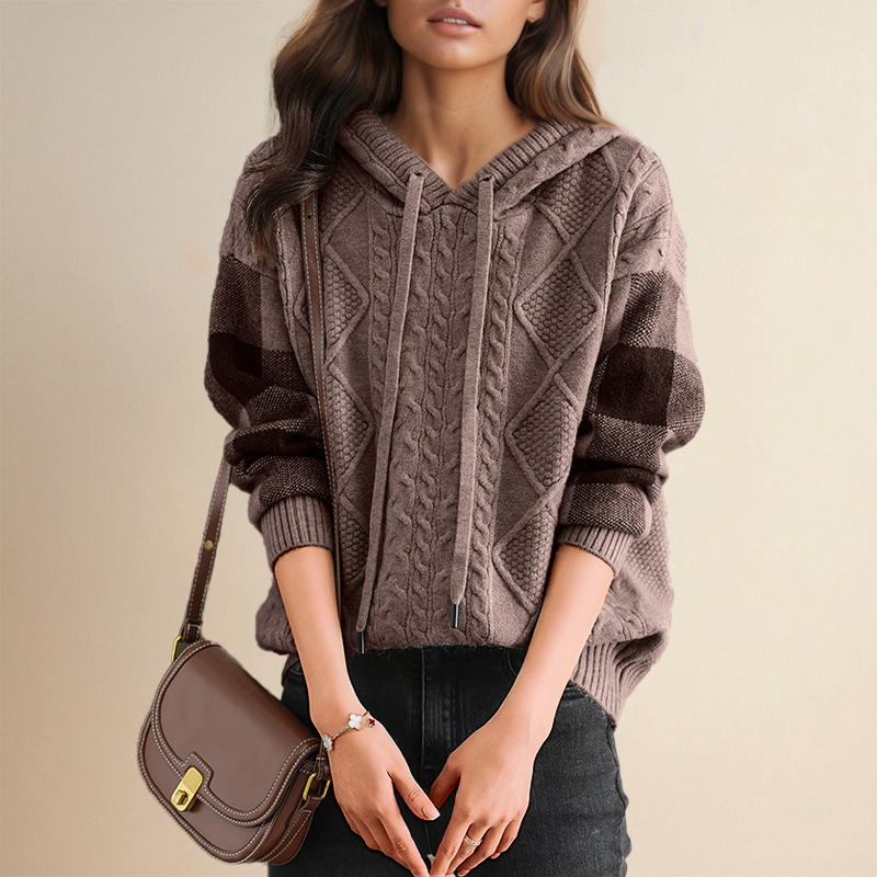 Belle | Knitted Hoodie Sweater
