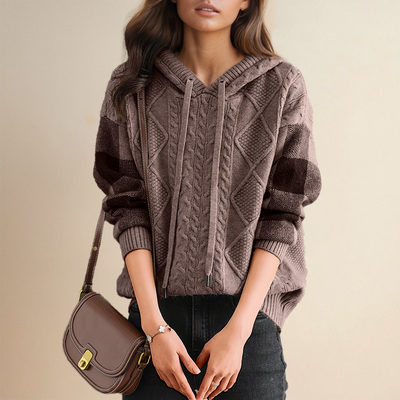 Belle | Knitted Hoodie Sweater