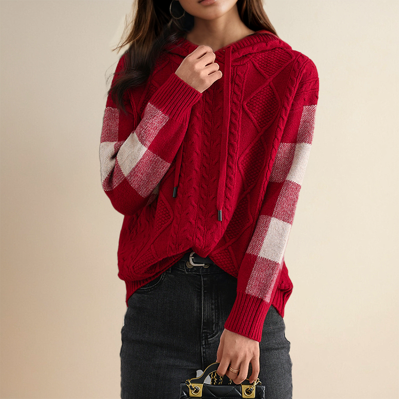 Winnie | Cozy Contrast Sweater