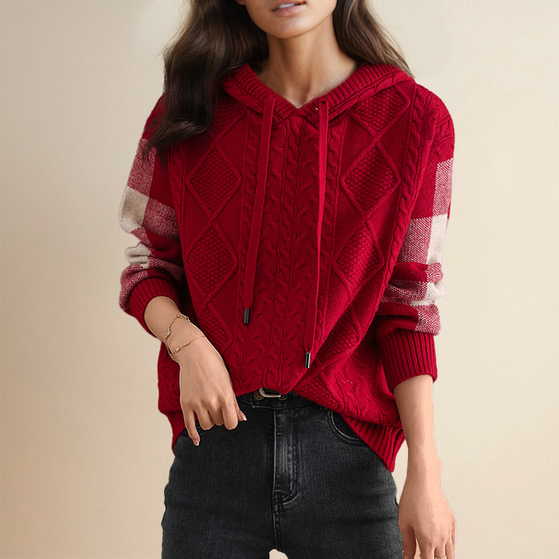 Belle | Knitted Hoodie Sweater