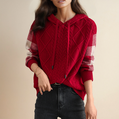 Winnie | Cozy Contrast Sweater