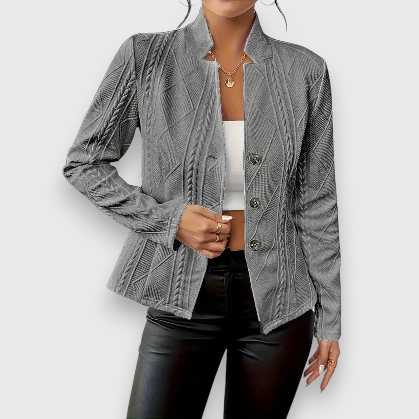 Holly | Textured Blazer