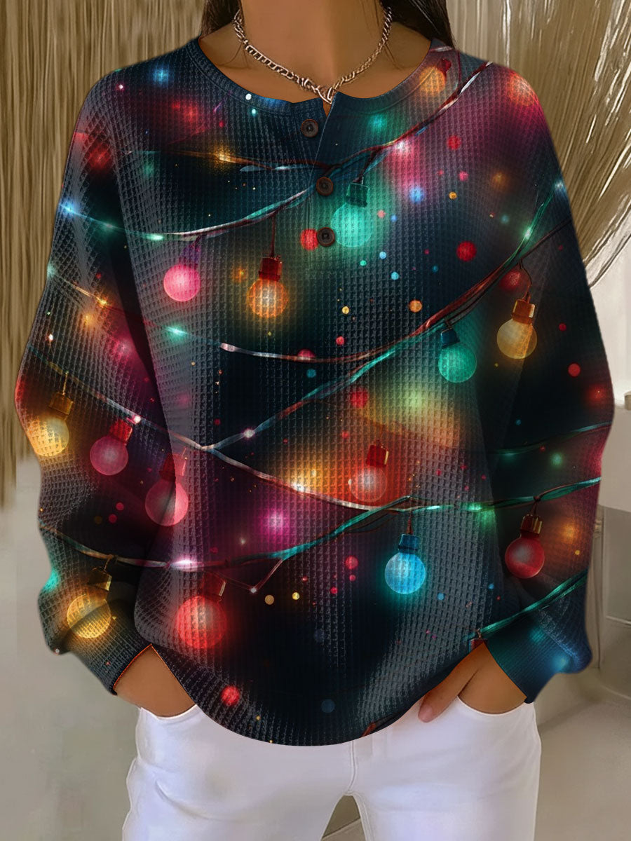 Elena | Holiday Glow Sweater