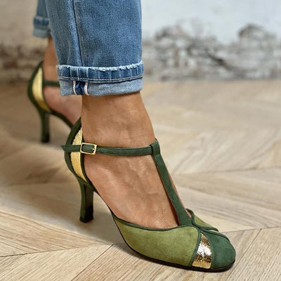 Léonie | Emerald Glow Heels