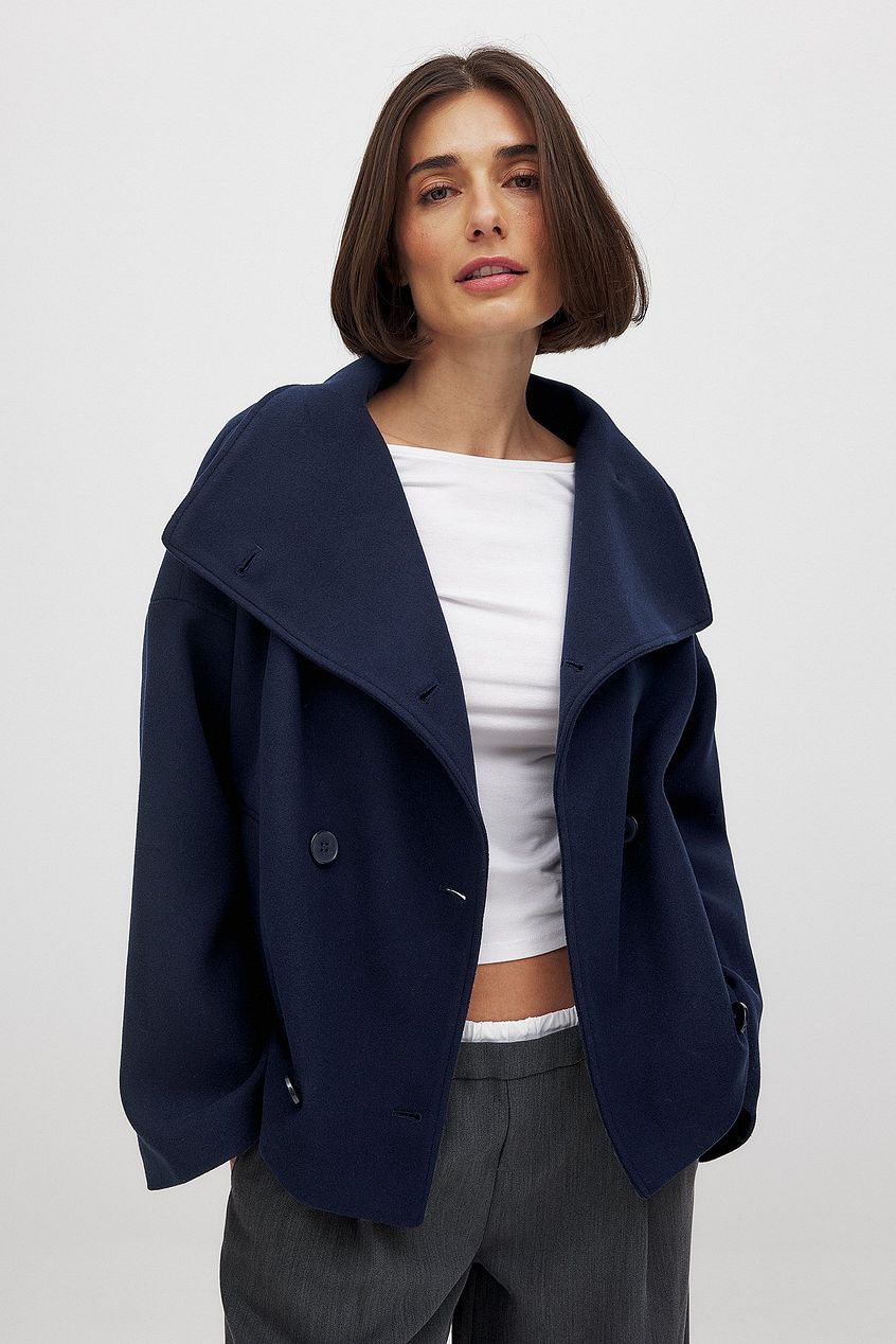 Adriana | Modern Wool Peacoat