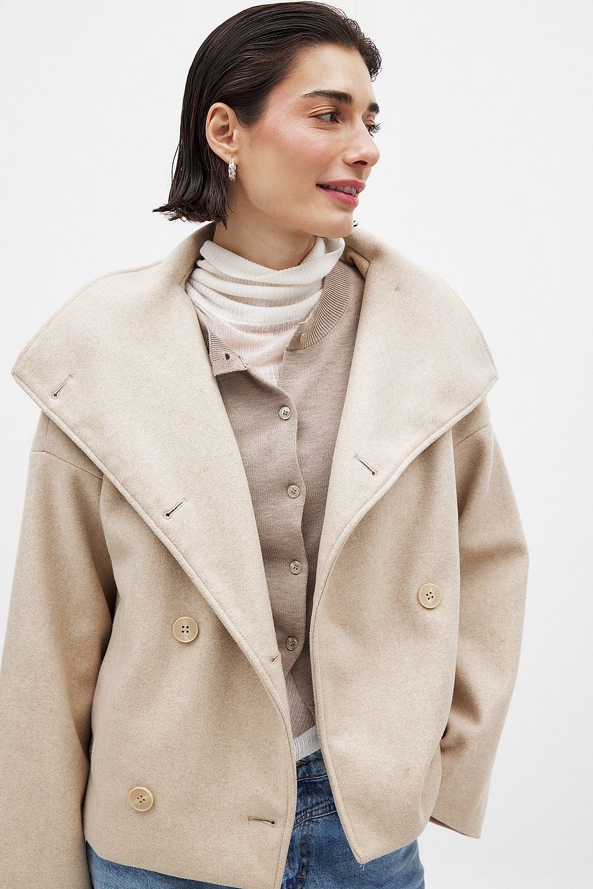 Adriana | Modern Wool Peacoat