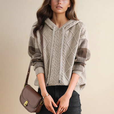 Belle | Knitted Hoodie Sweater