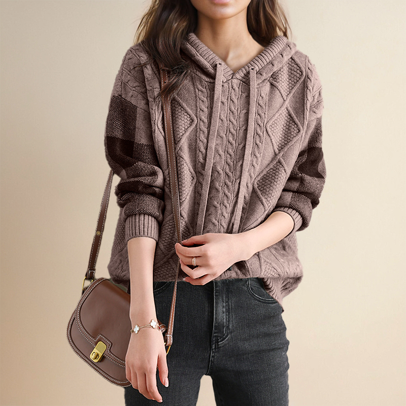 Belle | Knitted Hoodie Sweater