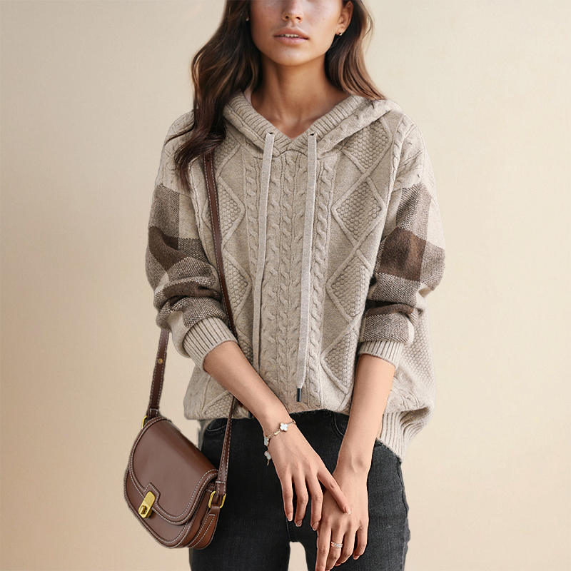 Winnie | Cozy Contrast Sweater