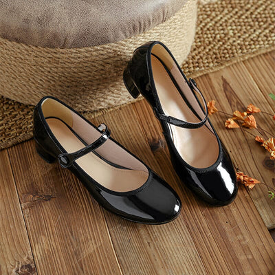 Elara | Classic Mary Jane Flats