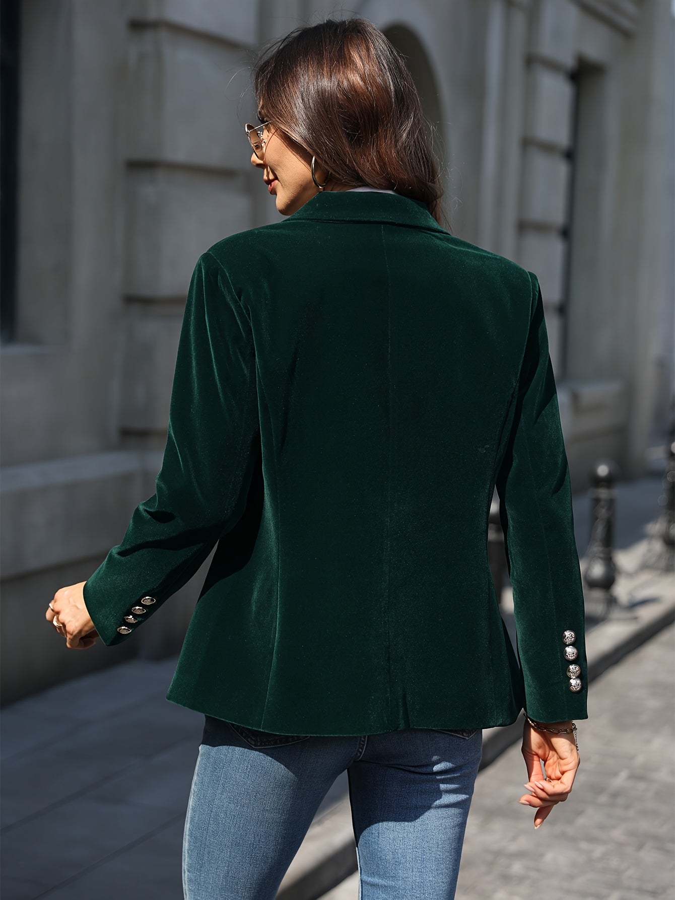 Francesca | Velvet Elegance Blazer