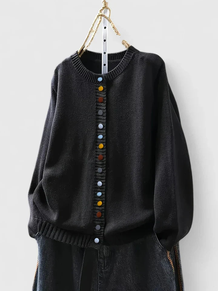 Deborah | Embroidered Detail Cardigan
