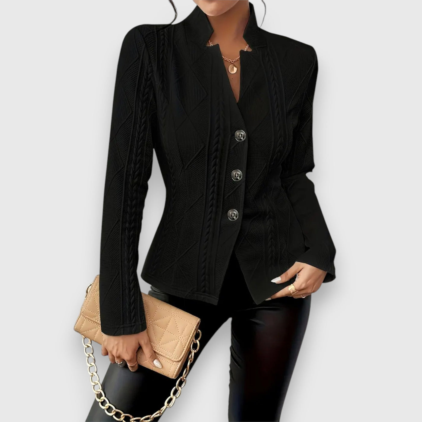Holly | Textured Blazer