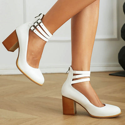 Margot | Triple Strap Heels