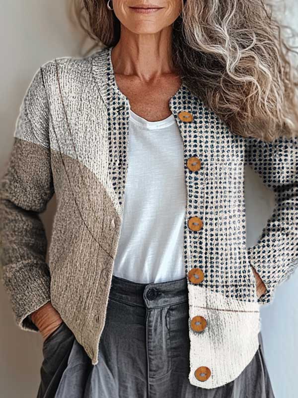 Aurora | Modern Mosaic Sweater