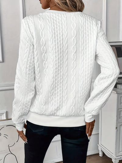 Whitney | Elegant Cable Sweater