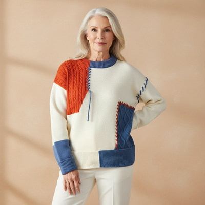 Jaqueline | Artisan Patchwork Sweater