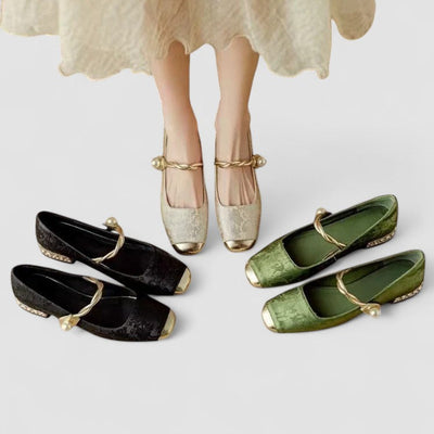 Aurelia | Pearl Elegance Flats