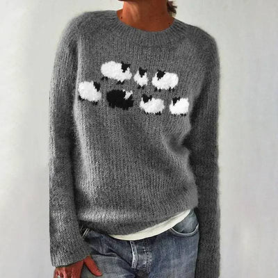 Maila | Sheep Pattern Sweater