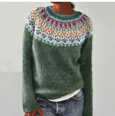 Willow | Nordic Bloom Sweater