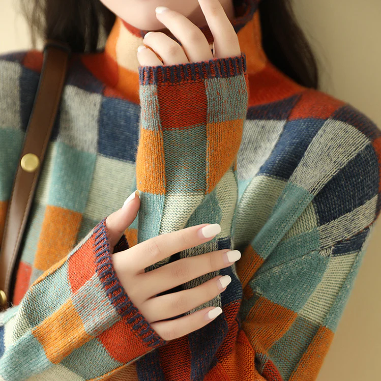 Julia | Autumn Mosaic Sweater