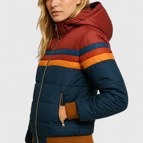 Valencia | Retro Rainbow Puffer