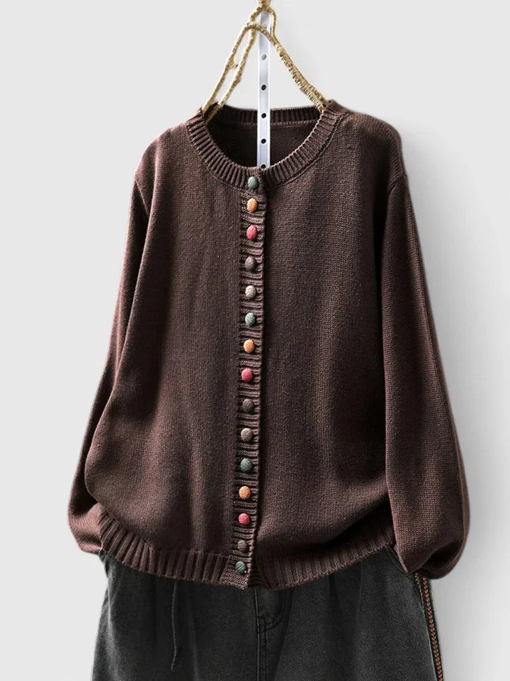 Deborah | Embroidered Detail Cardigan