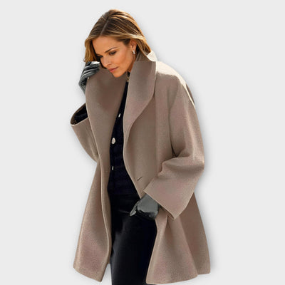 Elaine | Graceful Draped Coat
