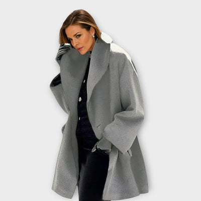 Elaine | Graceful Draped Coat