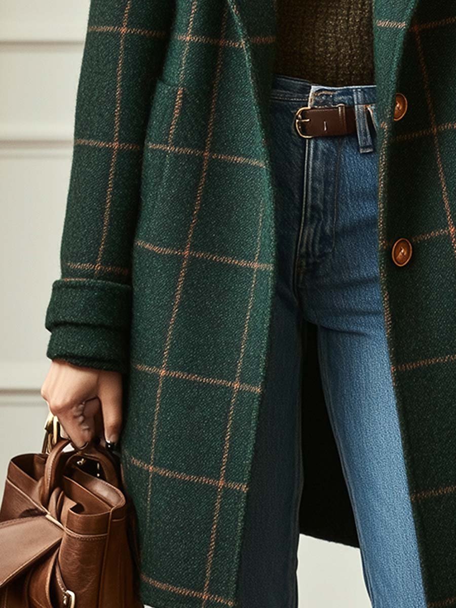 Evelyn | Timeless Check Coat