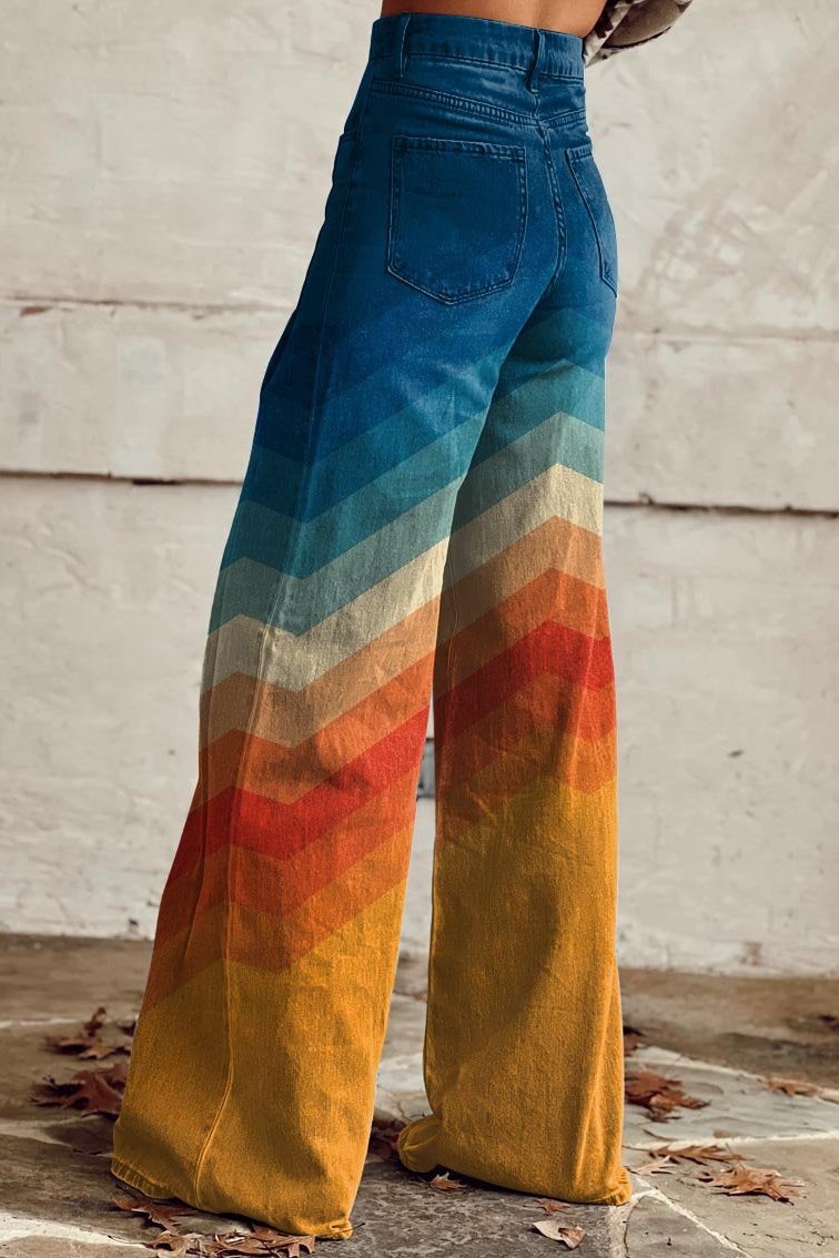 Zola | Retro Chevron Pants