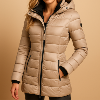 Elaine | Sleek Longline Puffer Coat