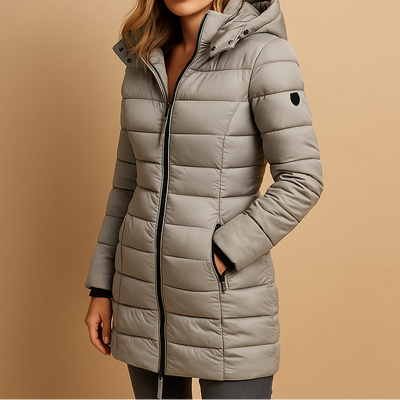Elaine | Sleek Longline Puffer Coat