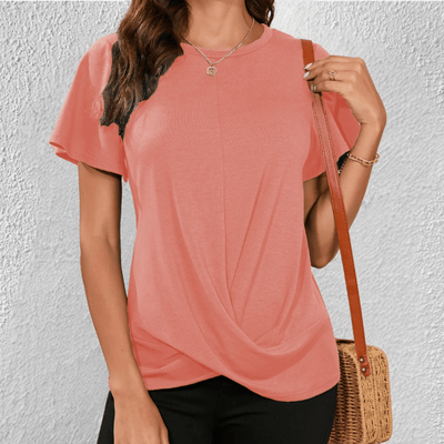 Maggie | Casual Twist Front Blouse