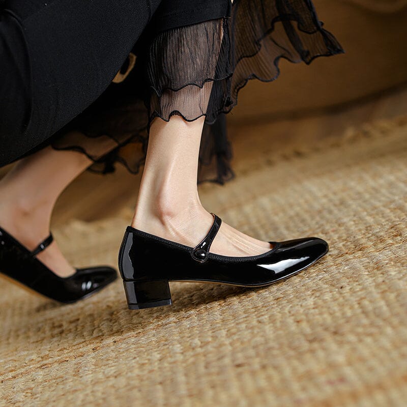 Elara | Classic Mary Jane Flats