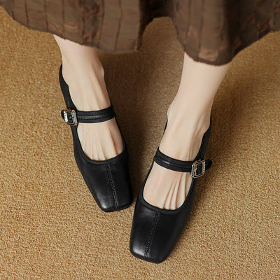 Vivian | Retro Square Heels