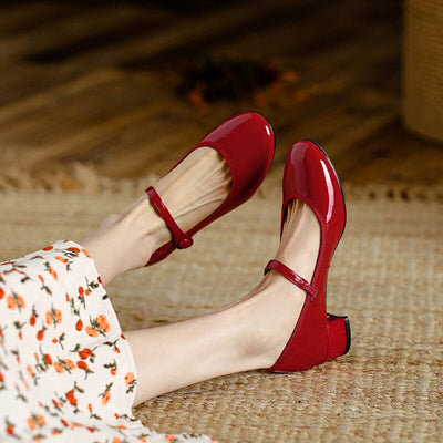 Elara | Classic Mary Jane Flats