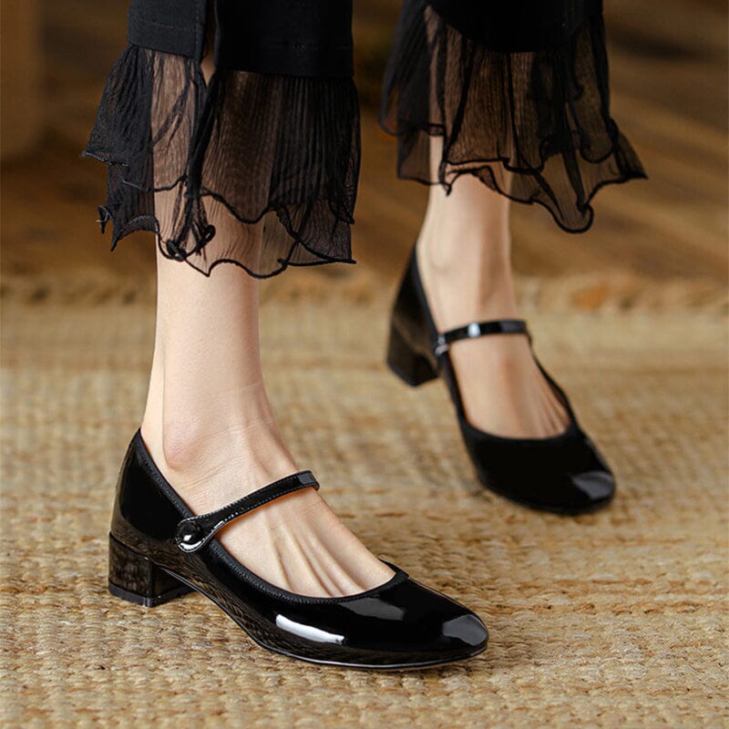 Elara | Classic Mary Jane Flats