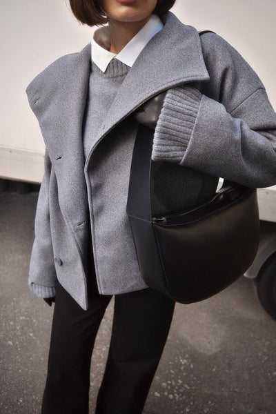 Adriana | Modern Wool Peacoat