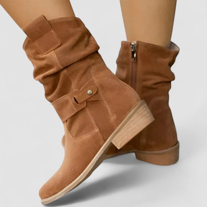 Alva | Slouchy Mid-Calf Boots