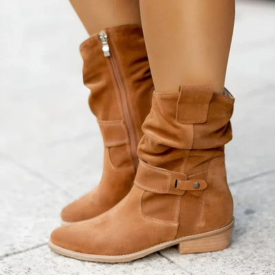 Yasmin | Slouchy Suede Boots