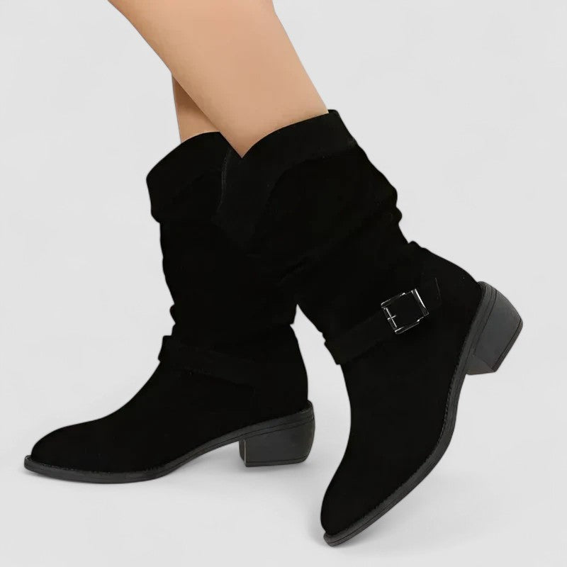 Alva | Slouchy Mid-Calf Boots