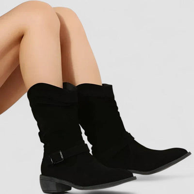 Alva | Slouchy Mid-Calf Boots