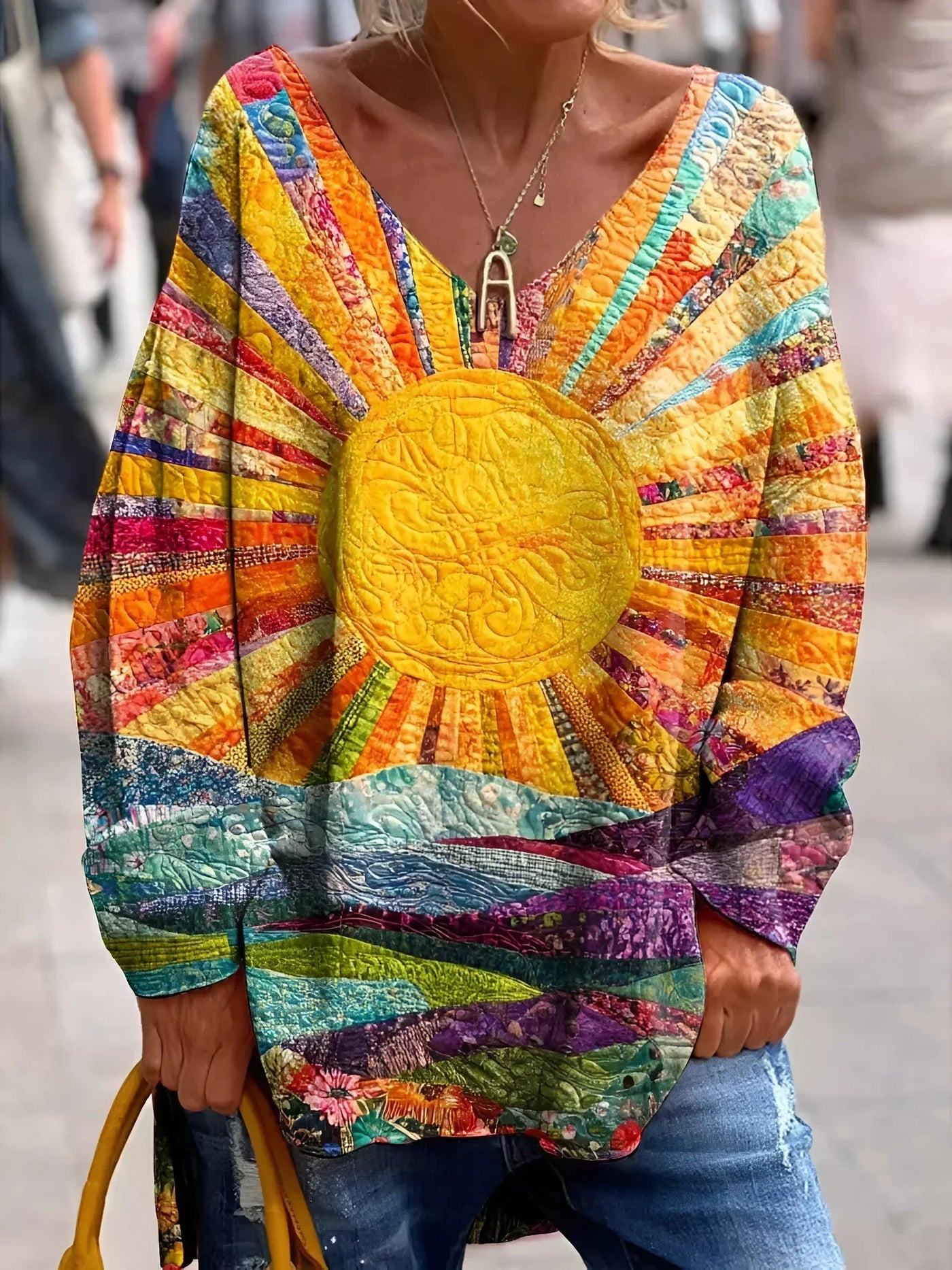 Nina | Sunset Glow Blouse
