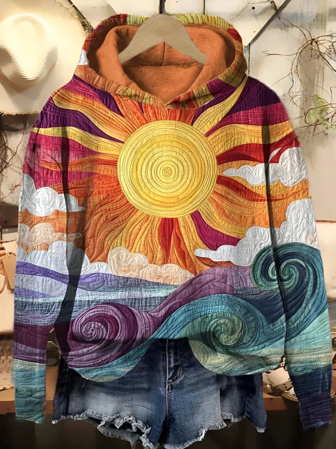 Janelle | Sun & Waves Hoodie