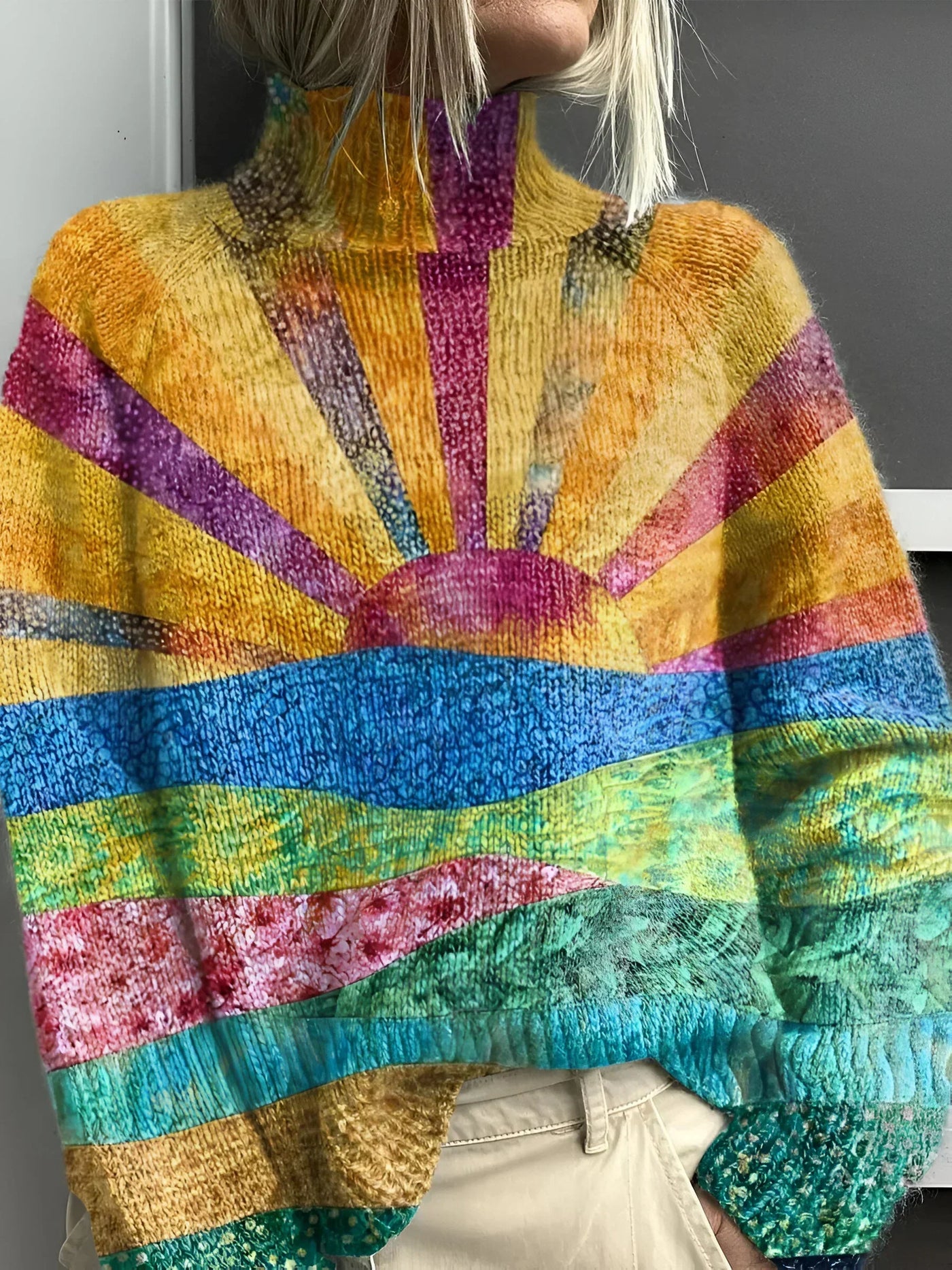 Dana | Sunrise Turtleneck Sweater