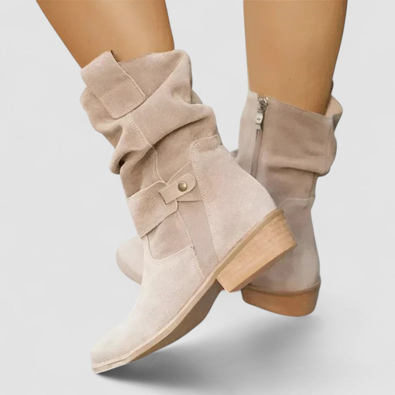 Alva | Slouchy Mid-Calf Boots