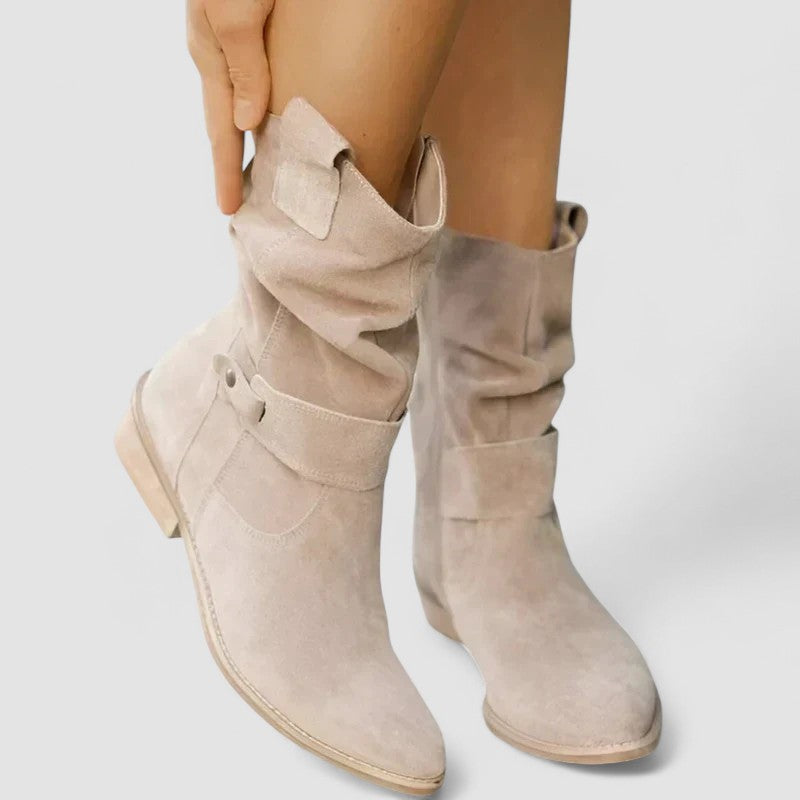 Alva | Slouchy Mid-Calf Boots