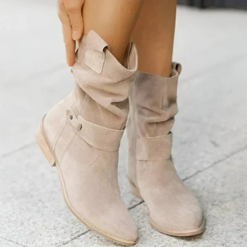 Yasmin | Slouchy Suede Boots