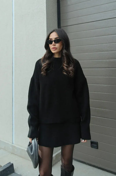 Zoey | Knitted Sweater Dress Set